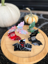 Load image into Gallery viewer, Bat Hair Clippys - Halloween