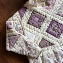 Load image into Gallery viewer, The Lilac Curtain Quilt Hoody | Re-Work
