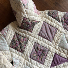 Load image into Gallery viewer, The Lilac Curtain Quilt Hoody | Re-Work