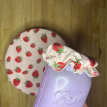Load image into Gallery viewer, Mini "Bread Bonnet" Mason Jar Cover | 3" - 4.25"