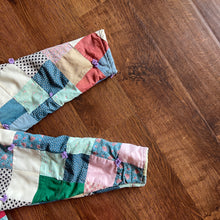 Load image into Gallery viewer, Mini Squares Tassle Quilt Hoody | Re-Work