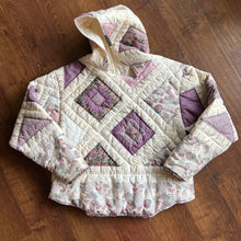 Load image into Gallery viewer, The Lilac Curtain Quilt Hoody | Re-Work