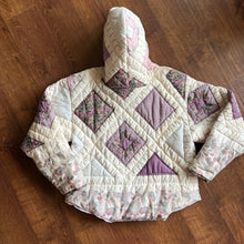 Load image into Gallery viewer, The Lilac Curtain Quilt Hoody | Re-Work