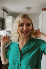 Load image into Gallery viewer, Button Down V-Neck