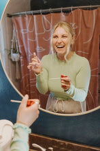 Load image into Gallery viewer, Lettuce Edge Long Sleeve Crop