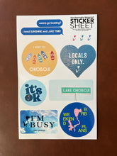 Load image into Gallery viewer, Okoboji Sticker Sheet