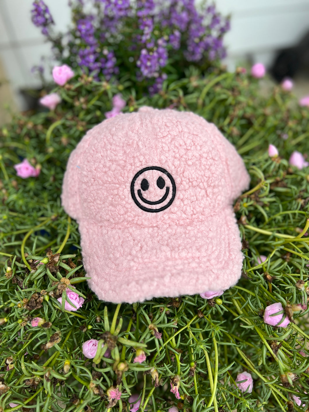 Fuzzy Sherpa Smile Hats