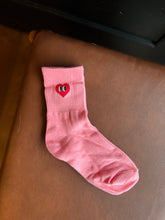 Load image into Gallery viewer, Pink Heart Eyes Socks
