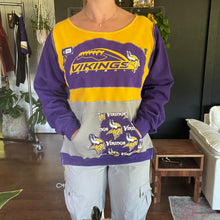 Load image into Gallery viewer, Vikings Football Crewneck | Rework
