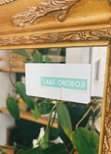 Load image into Gallery viewer, Sticker - Green Sign Lake Okoboji
